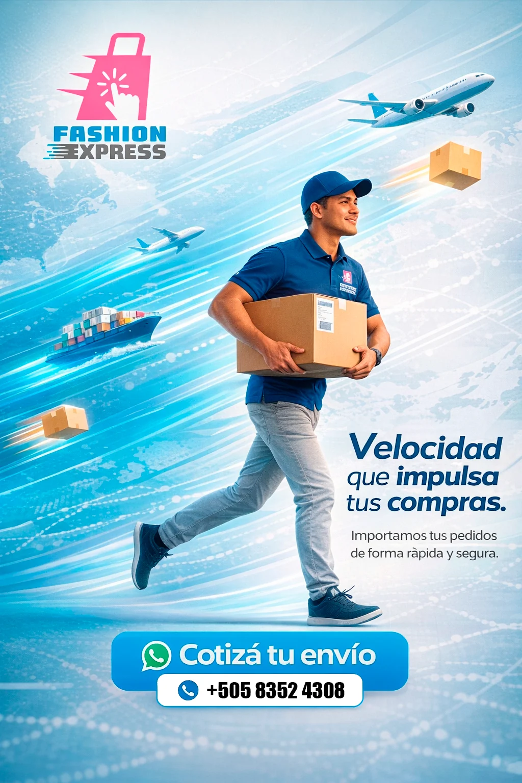 Diseño publicitario para Fashion Express